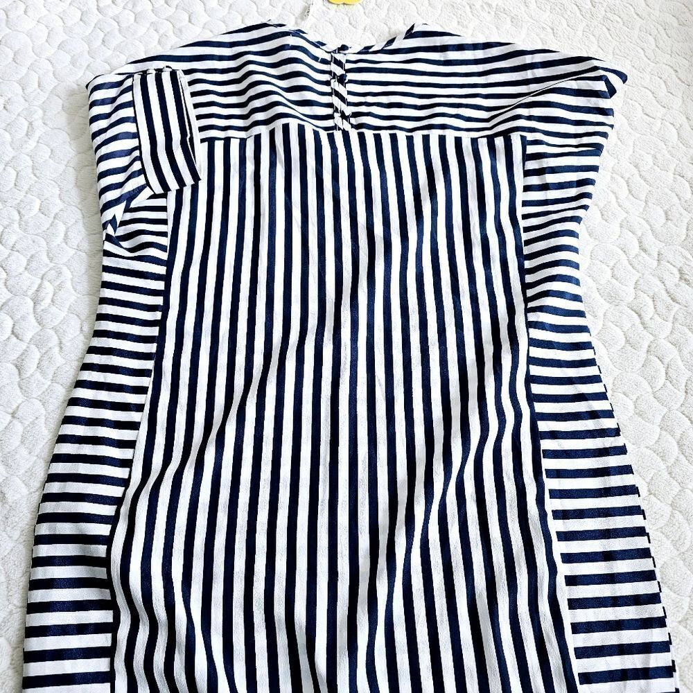New Kling striped tee shirt dress jaws new with tags spellout 2 XS - Picture 2 of 8